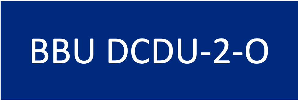 BBU DCDU-2-O 75x25 Traffolyte Blue