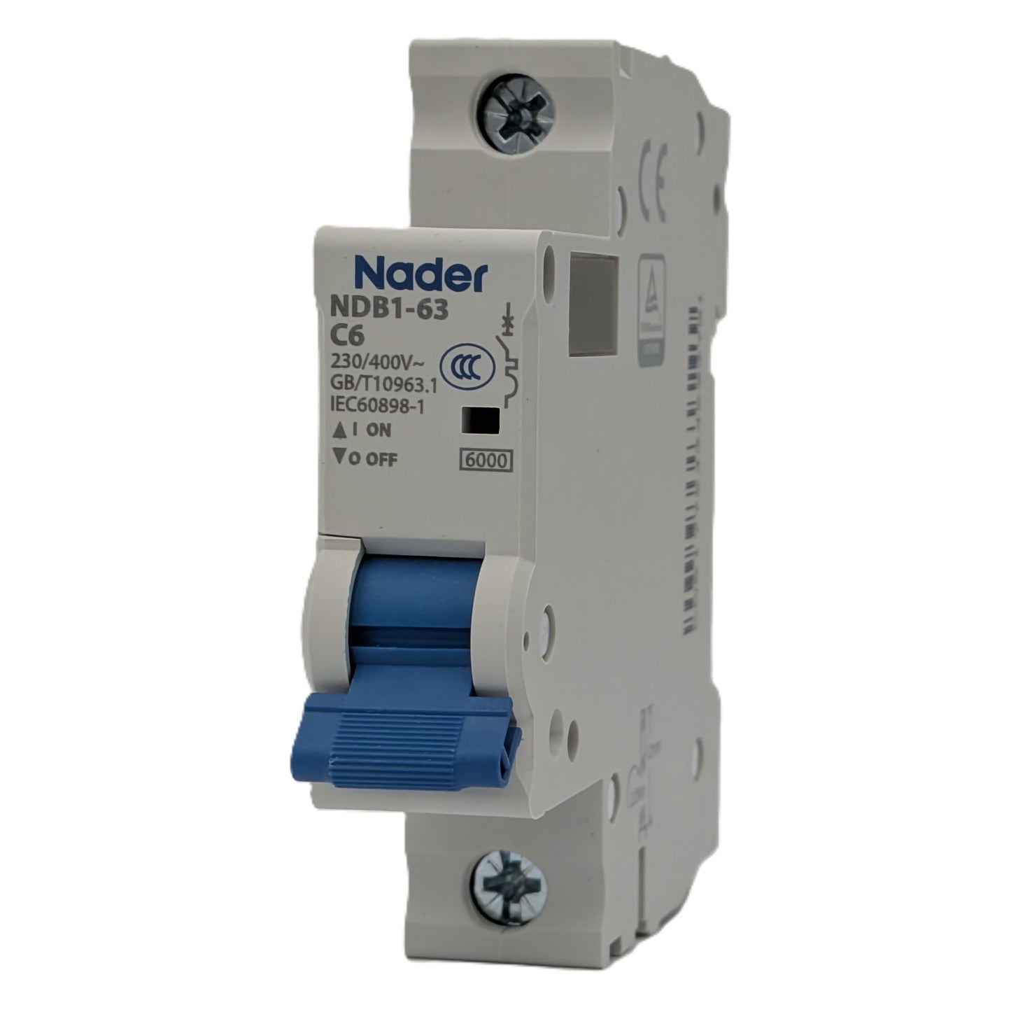 Nader Circuit Breaker NDB1-63 1 Pole 6A