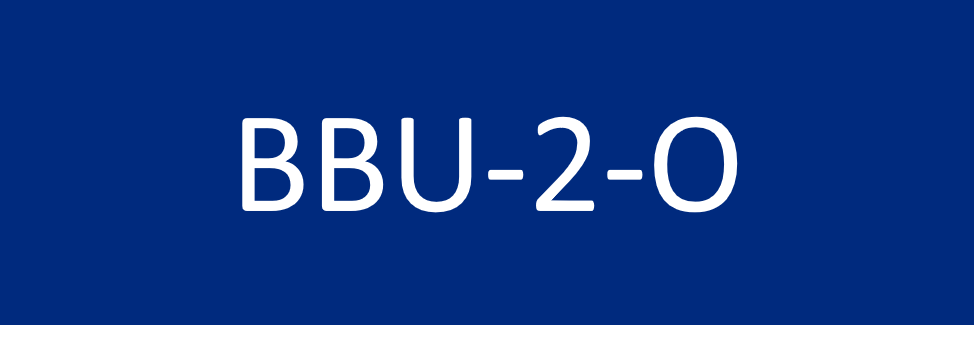BBU-2-O 75x25 Traffolyte Blue
