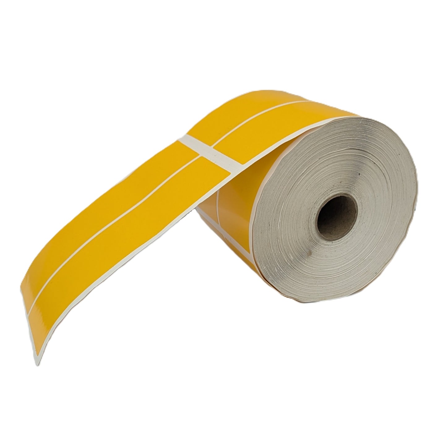 YELLOW 50x150mm Vinyl Label Roll 500 (Optus Spec)