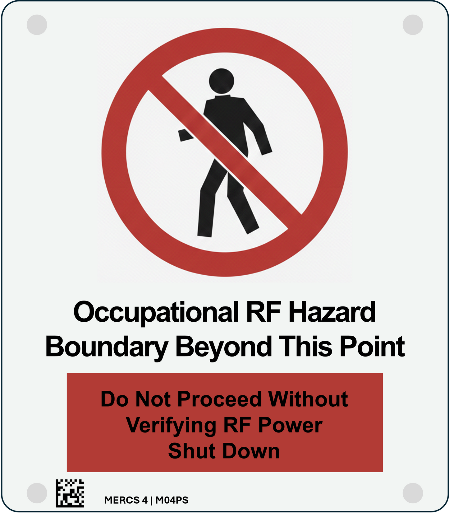 MERCS 4 Occupational RF Hazard 175x200 Poly
