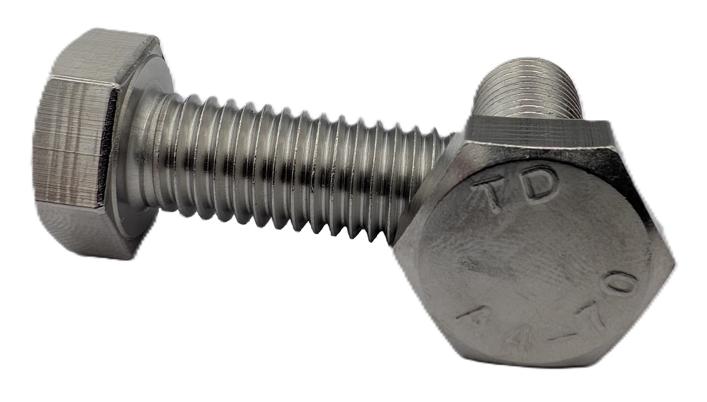 Hex Set Screw SS316 M12 30mm 10PK