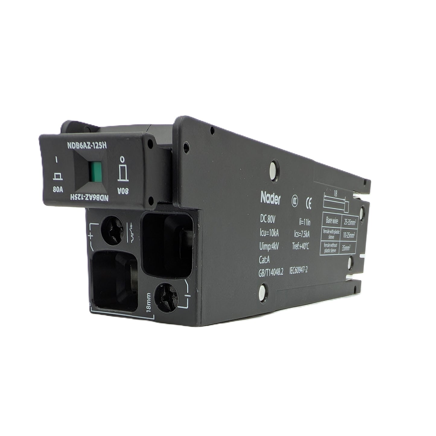 Circuit Breaker Nader NDB6AZ 80A 1 Pole