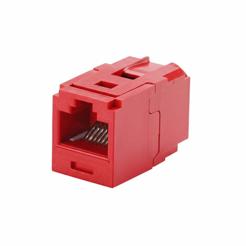 Panduit RJ45 Cat6 Coupler Red (Optus/TPG Spec)