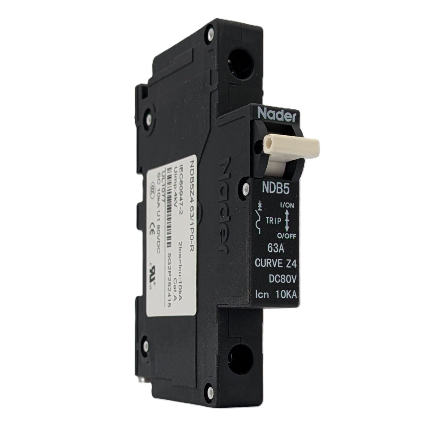 Nader Circuit Breaker NDB5-Z4 1 Pole 63A