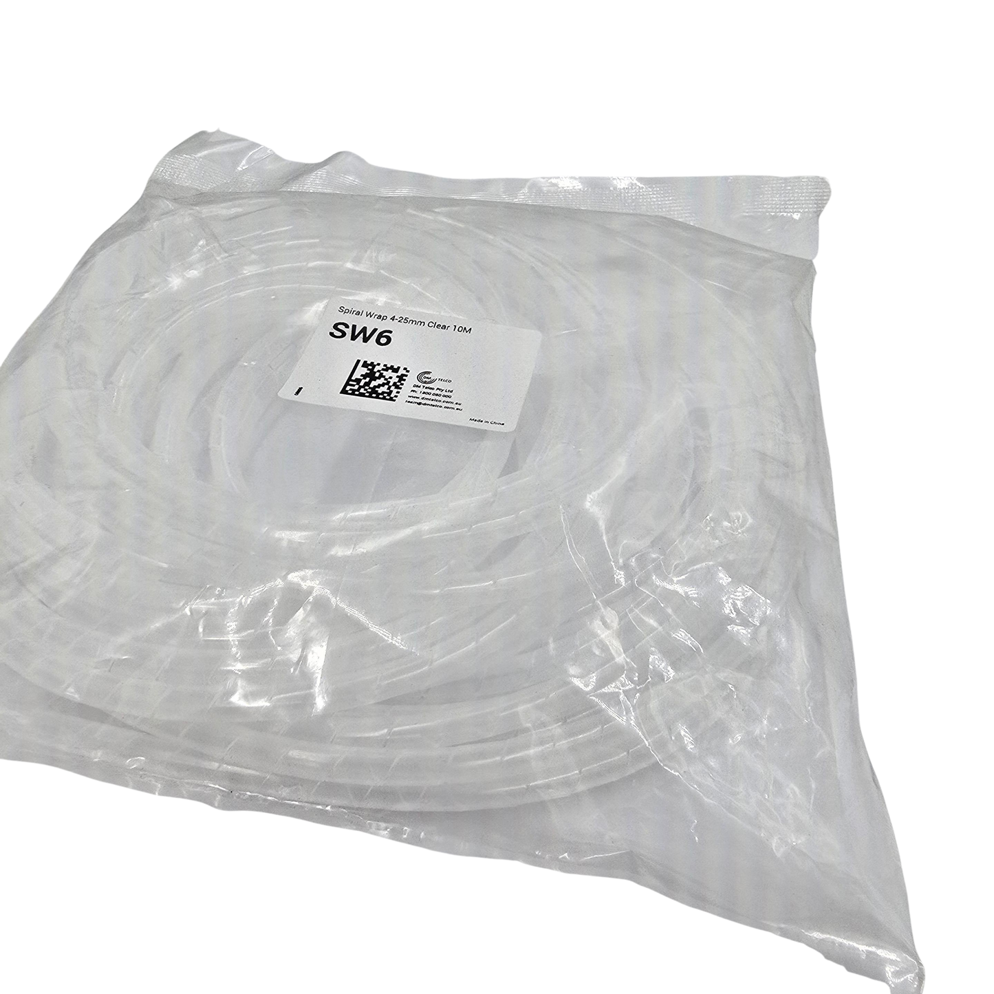 Spiral Wrap 4-25mm Clear 10M