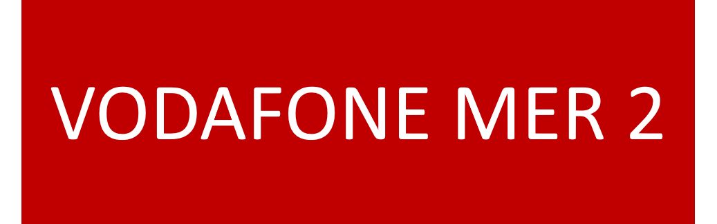 VODAFONE MER 2 75x25 Traffolyte Red