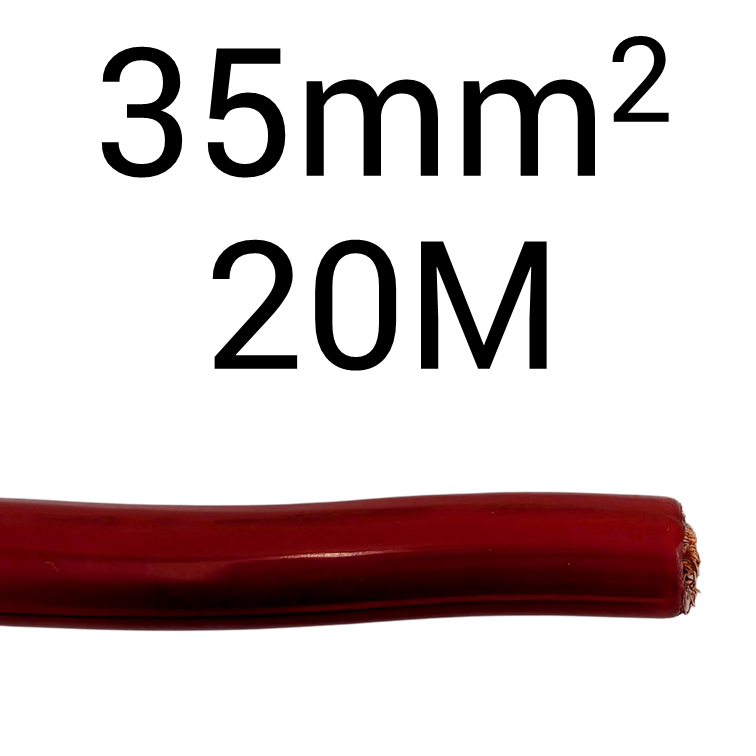 DC Flex 35mm2 Red 20M