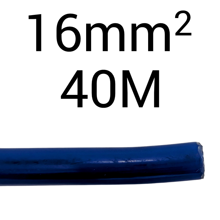 DC Flex 16mm2 Blue 40M