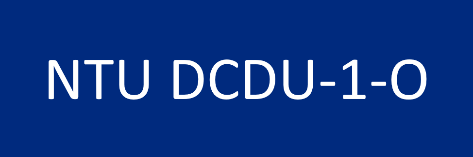 NTU DCDU-1-O 75x25 Traffolyte Blue