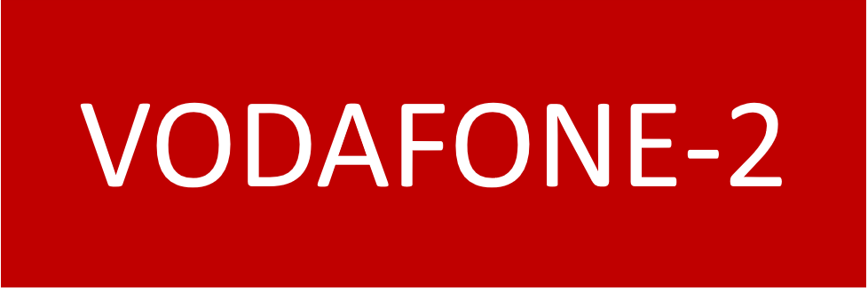 VODAFONE-2 75x25 Traffolyte Red