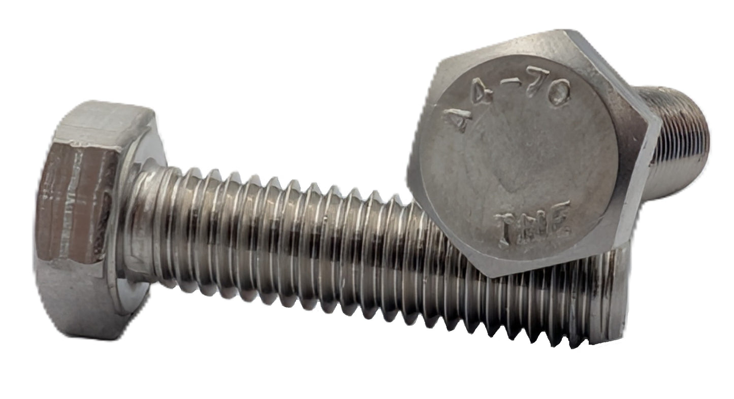 Hex Set Screw SS316 M8 30mm 10PK