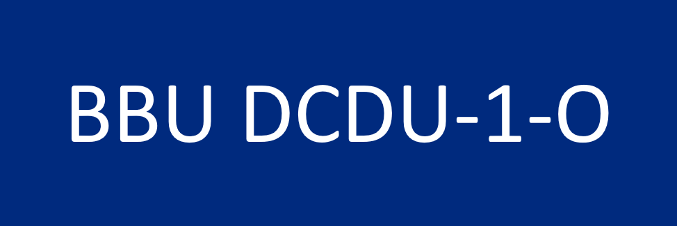BBU DCDU-1-O 75x25 Traffolyte Blue