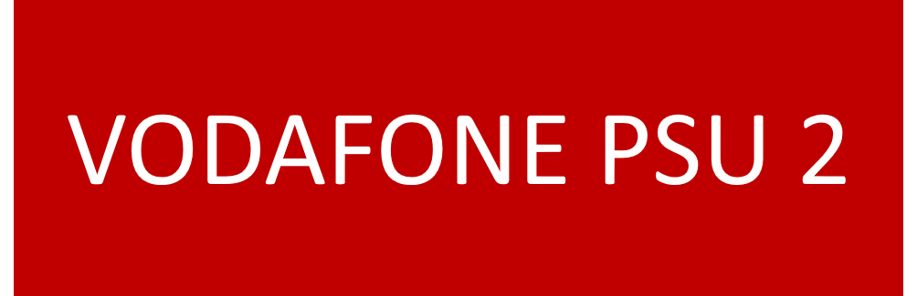 VODAFONE PSU 2 75x25 Traffolyte Red