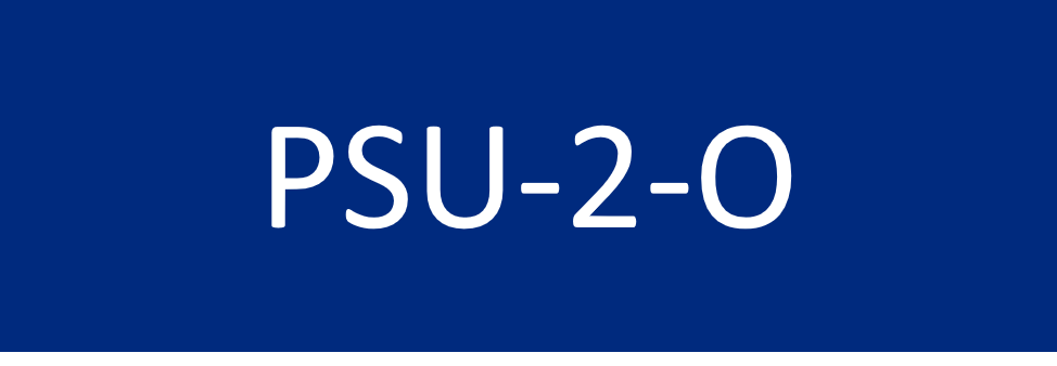 PSU-2-O 75x25 Traffolyte Blue