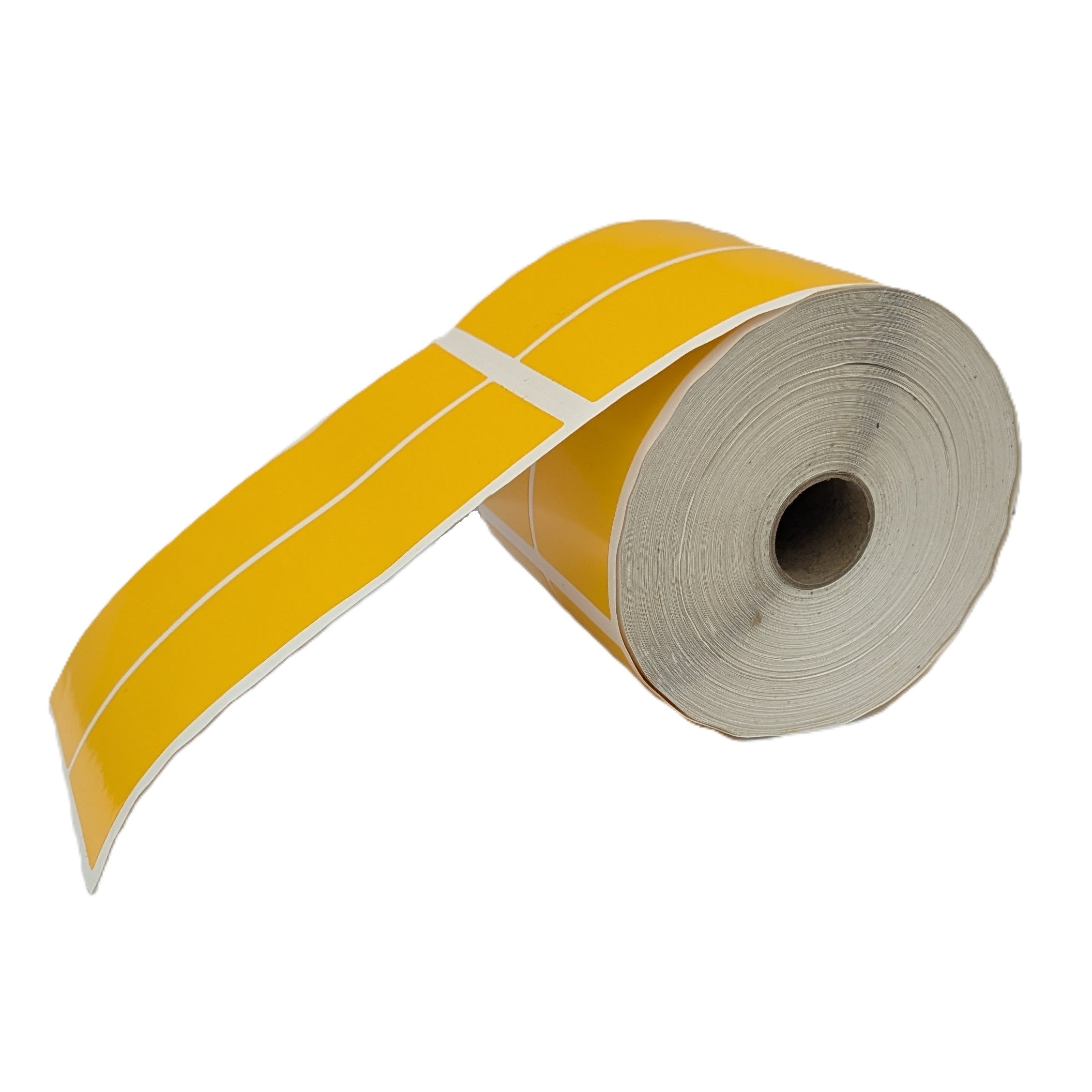 YELLOW 50x150mm Vinyl Label Roll 500 (Optus Spec)