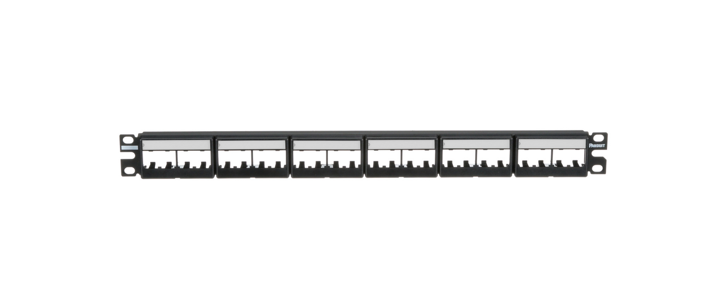 Panduit 1RU 24 Port Patch Panel (Optus/TPG Spec)