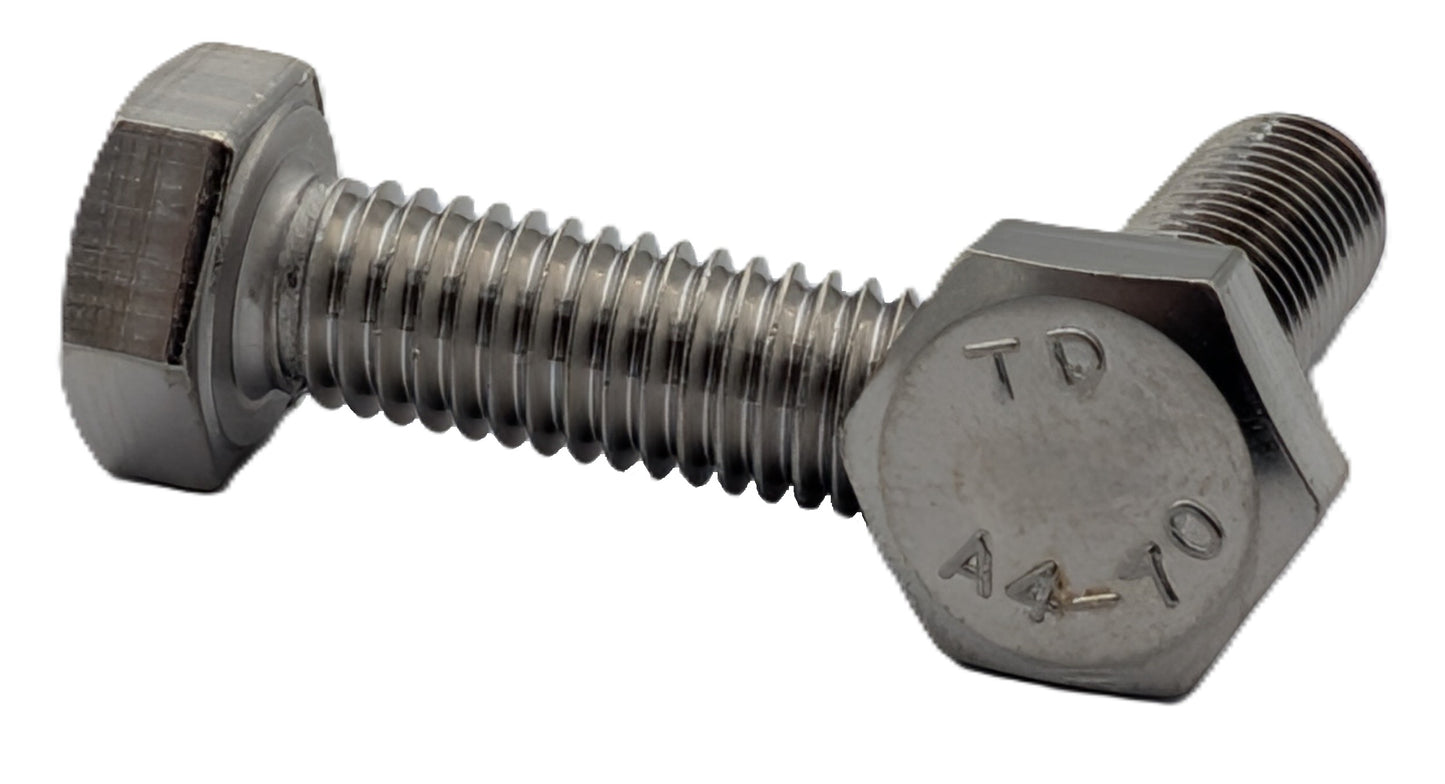 Hex Set Screw SS316 M8 25mm 100PK