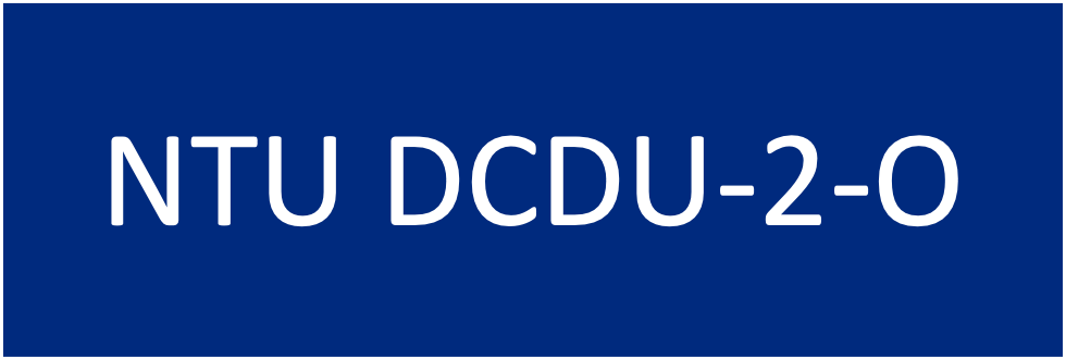 NTU DCDU-2-O 75x25 Traffolyte Blue