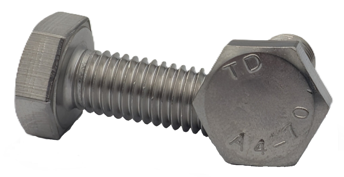 Hex Set Screw SS316 M10 25mm 10PK