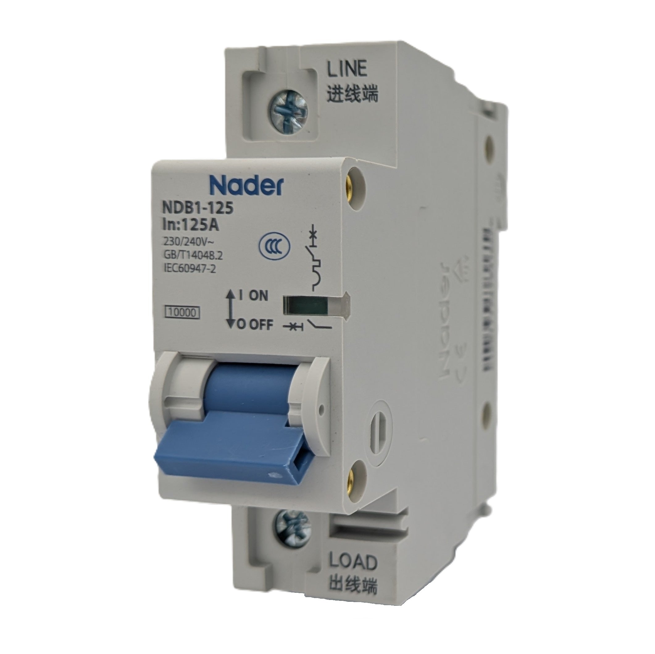 Nader Circuit Breaker NDB1-125 1 Pole 125A