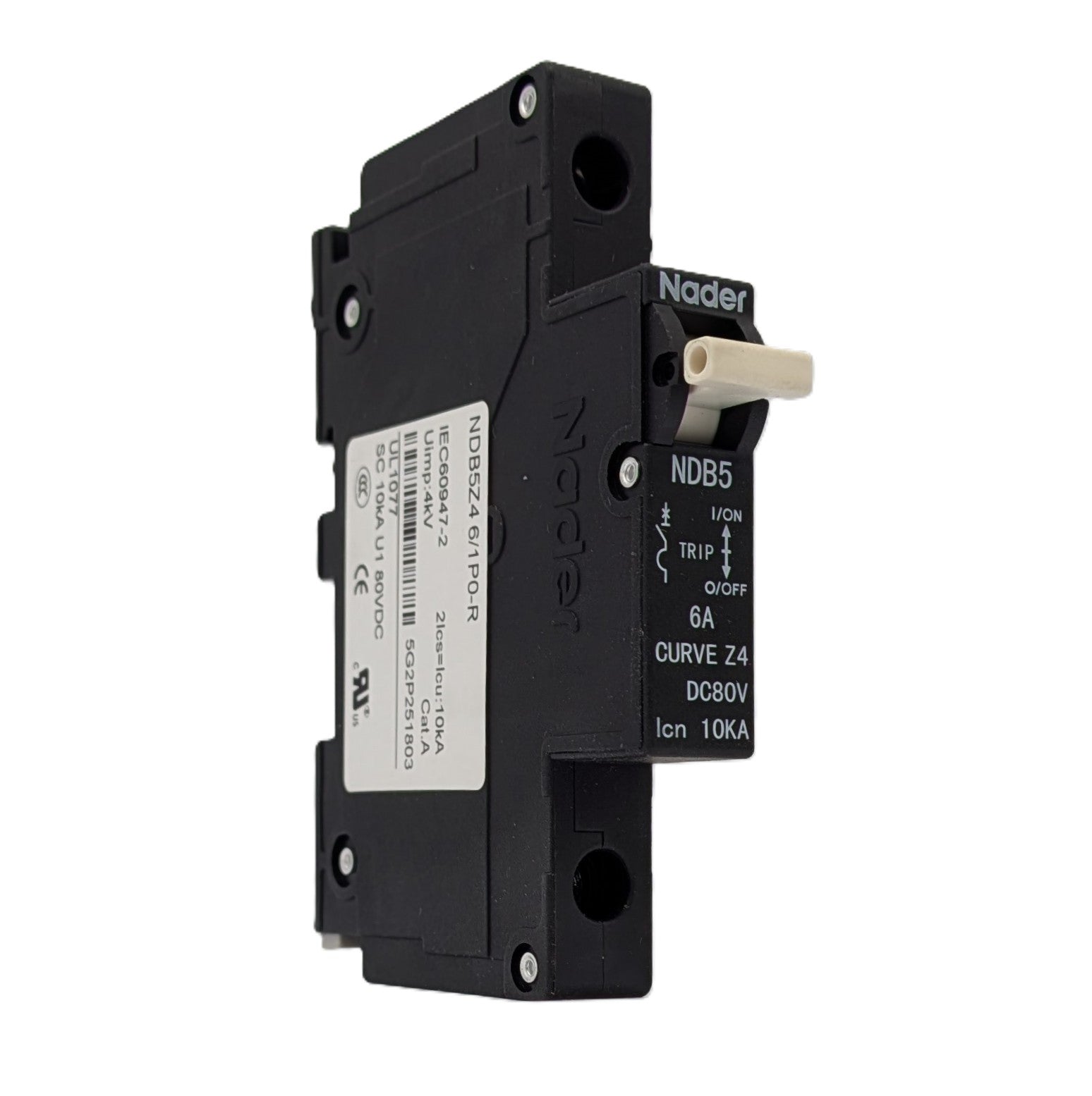 Nader Circuit Breaker NDB5-Z4 1 Pole 6A