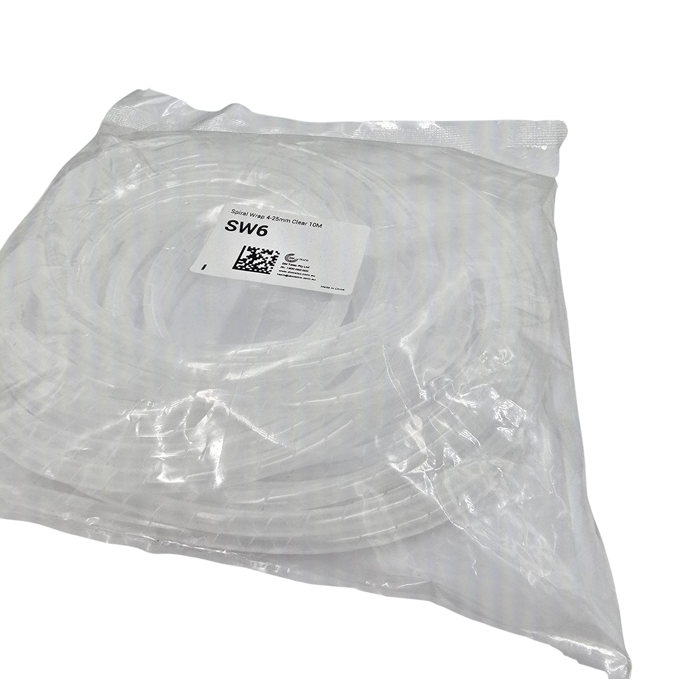 Spiral Wrap 4-25mm Clear 10M