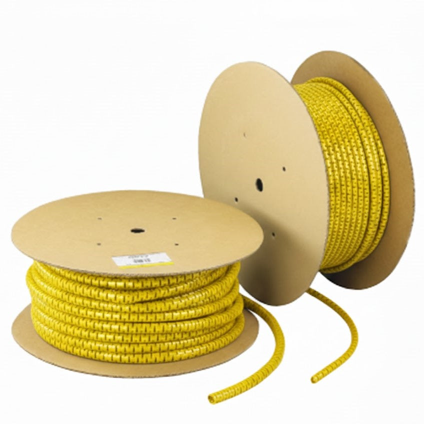 Panduit Yellow Split Harness Wrap 30M