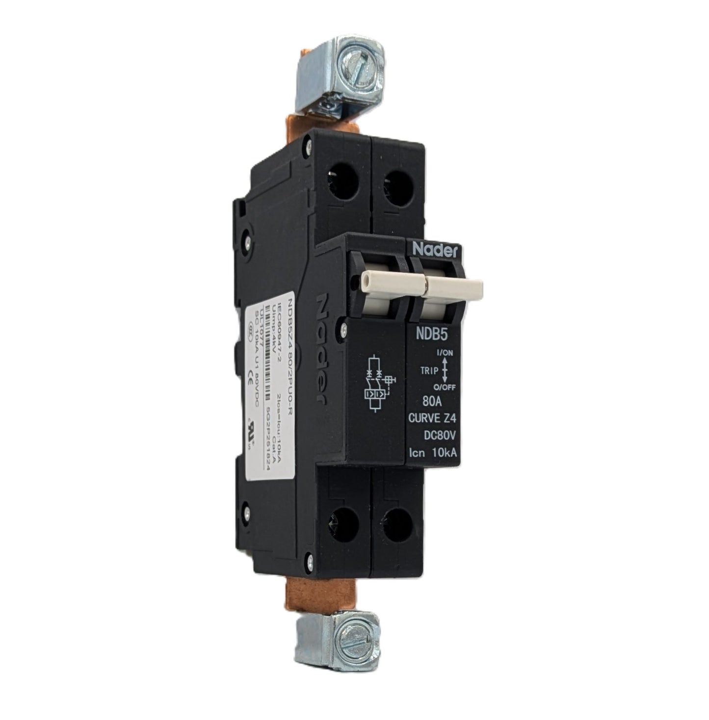 Nader Circuit Breaker NDB5-Z4 2 Pole Parallel 80A
