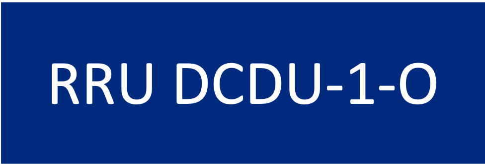 RRU DCDU-1-O 75x25 Traffolyte Blue