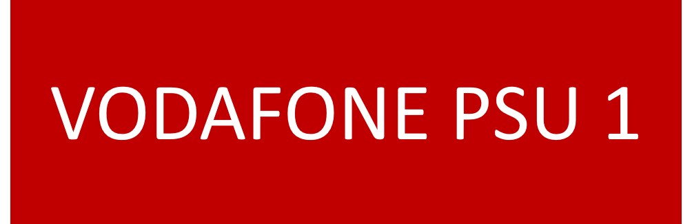 VODAFONE PSU 1 75x25 Traffolyte Red