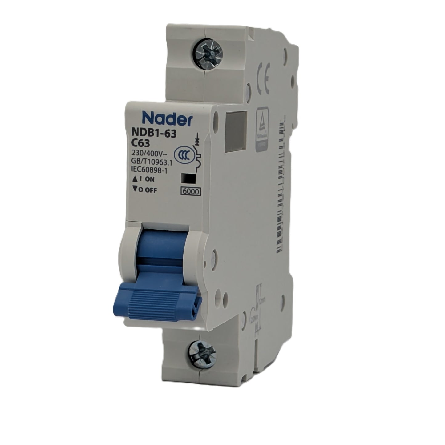 Nader Circuit Breaker NDB1-63 1 Pole 63A