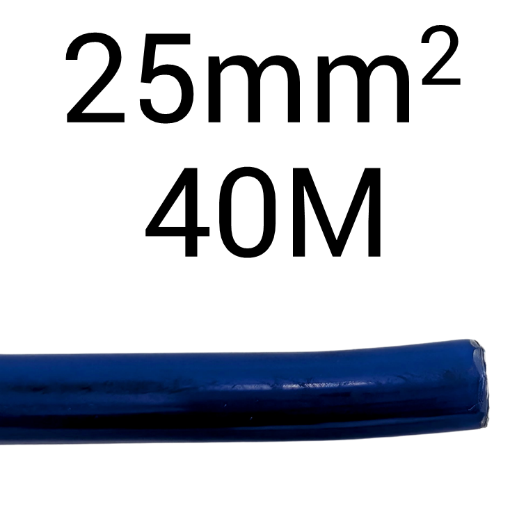 DC Flex 25mm2 Blue 40M