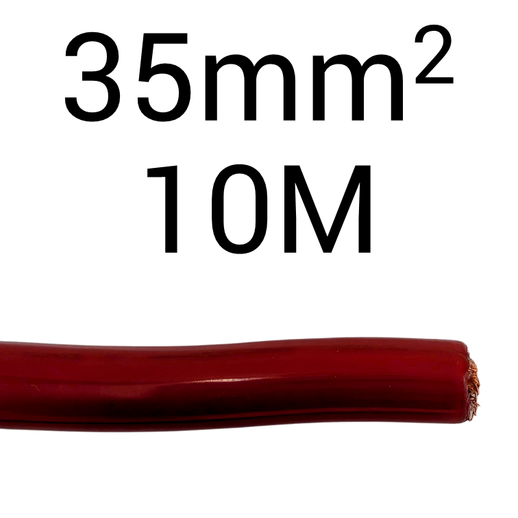 DC Flex 35mm2 Red 10M
