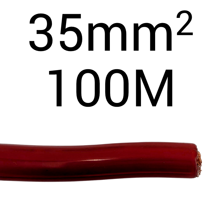 DC Flex 35mm2 Red 100M