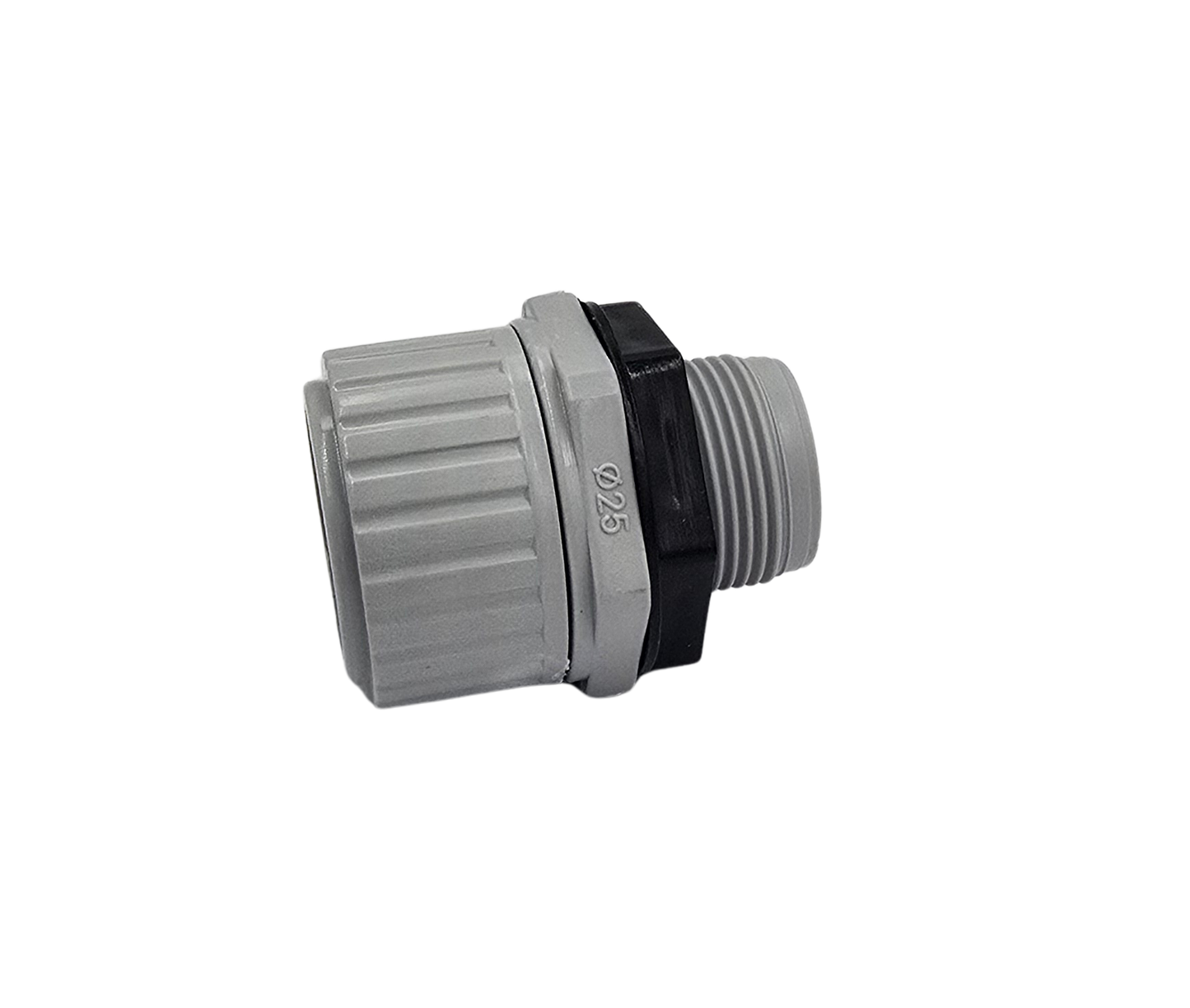 Corrugated Conduit PVC Gland & Lock Nut 25mm