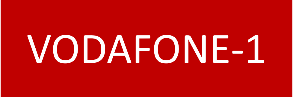 VODAFONE-1 75x25 Traffolyte Red