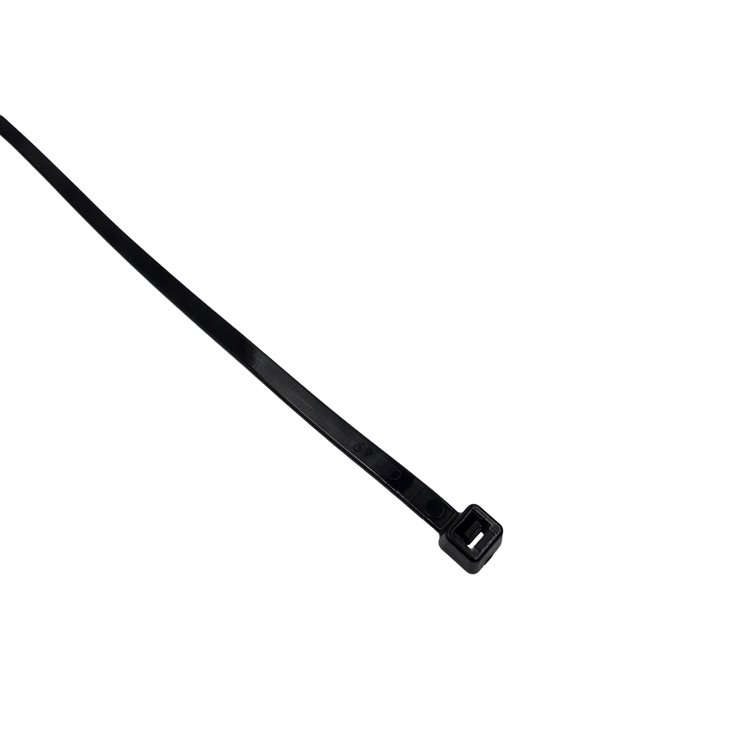 Cable Tie Nylon 200 x 4.8mm PA66 Black 100PK