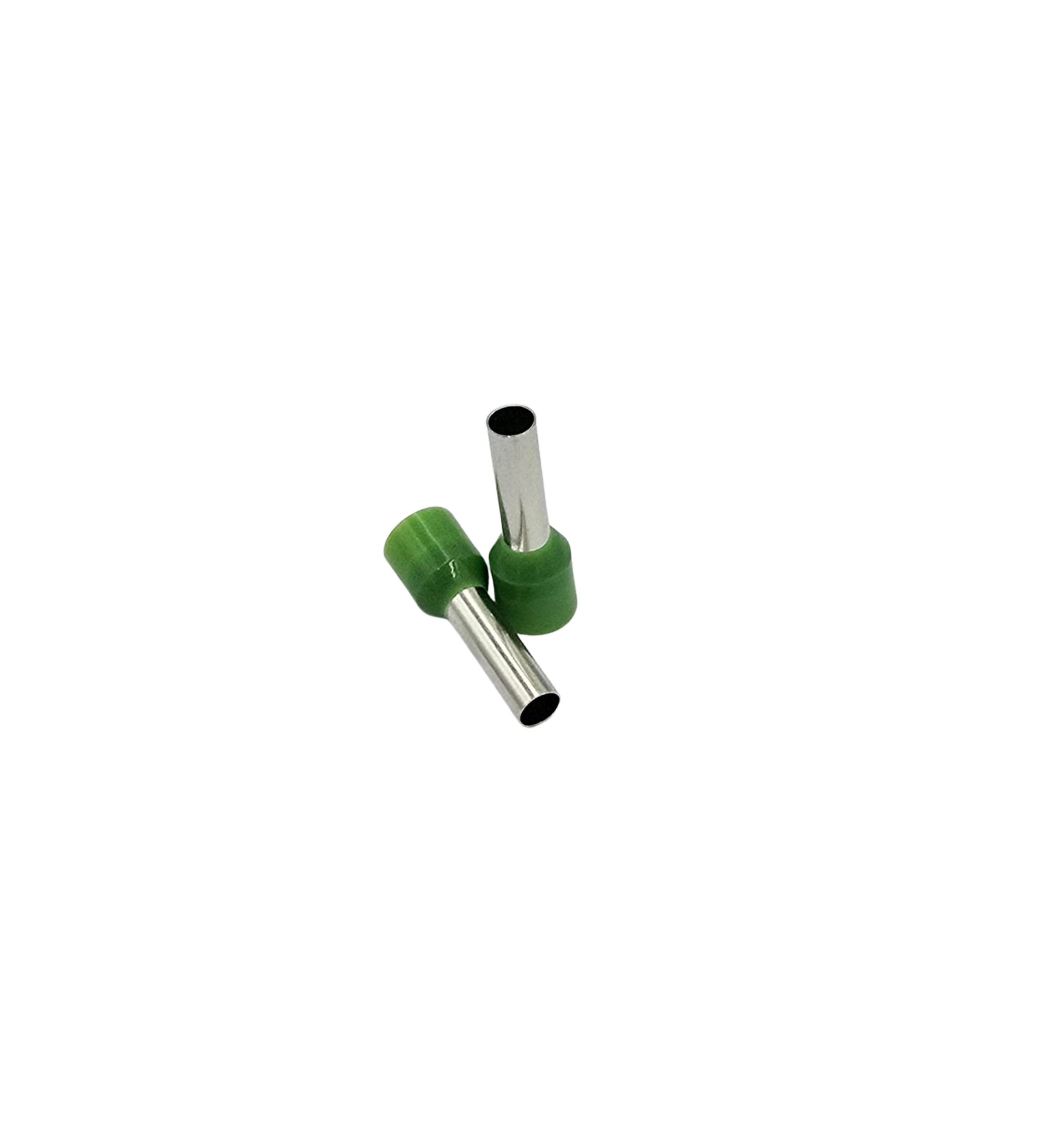 Bootlace Ferrule 6mm2 Green 100PK