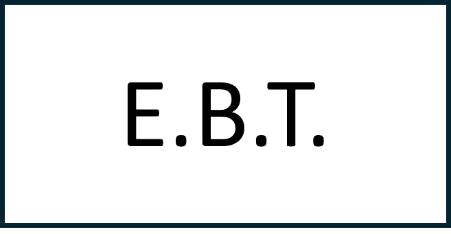 E.B.T. 50x25 White Traffolyte