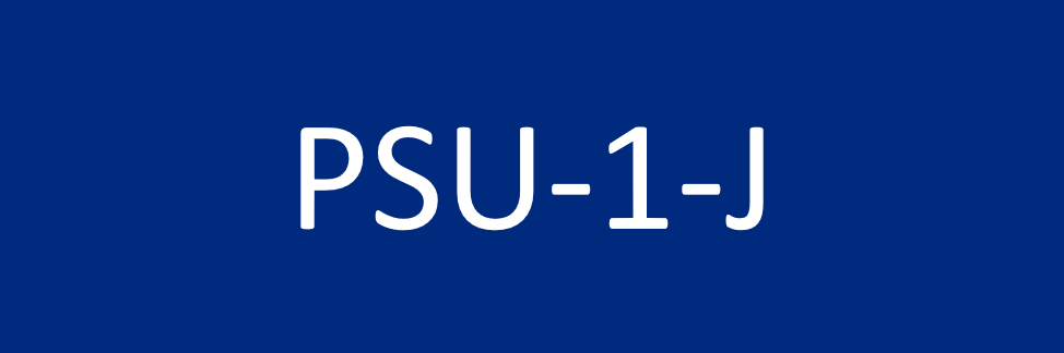 PSU-1-J 75x25 Traffolyte Blue