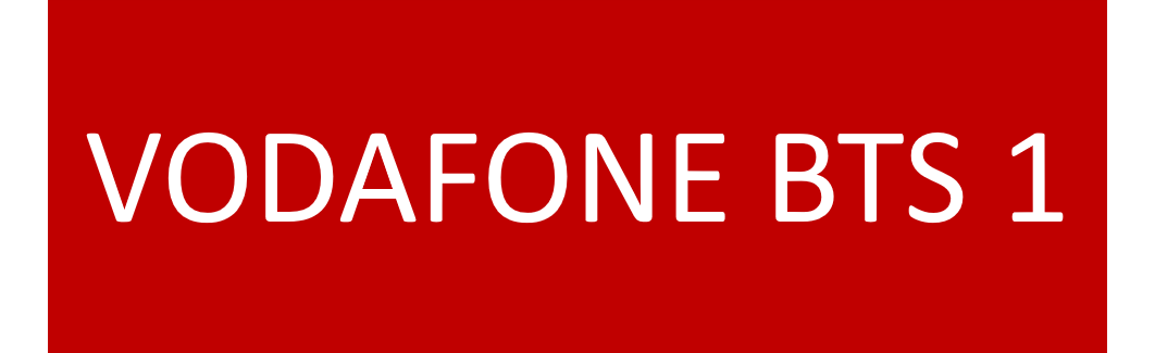 VODAFONE BTS 1 75x25 Traffolyte Red