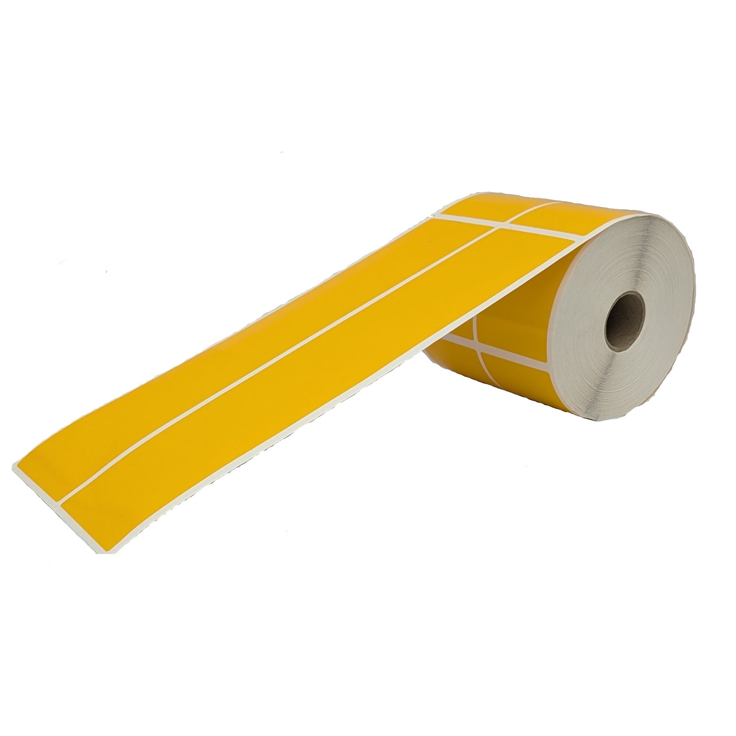 YELLOW 50x250mm Vinyl Label Roll 250 (Optus Spec)