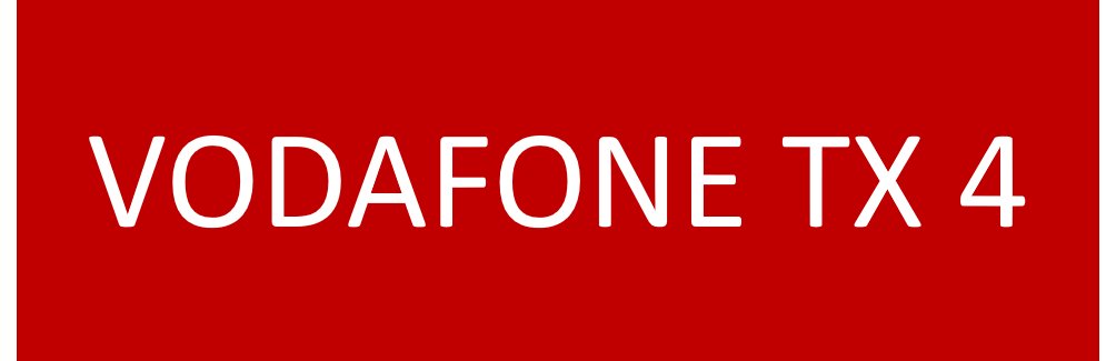 VODAFONE TX 4 75x25 Traffolyte Red