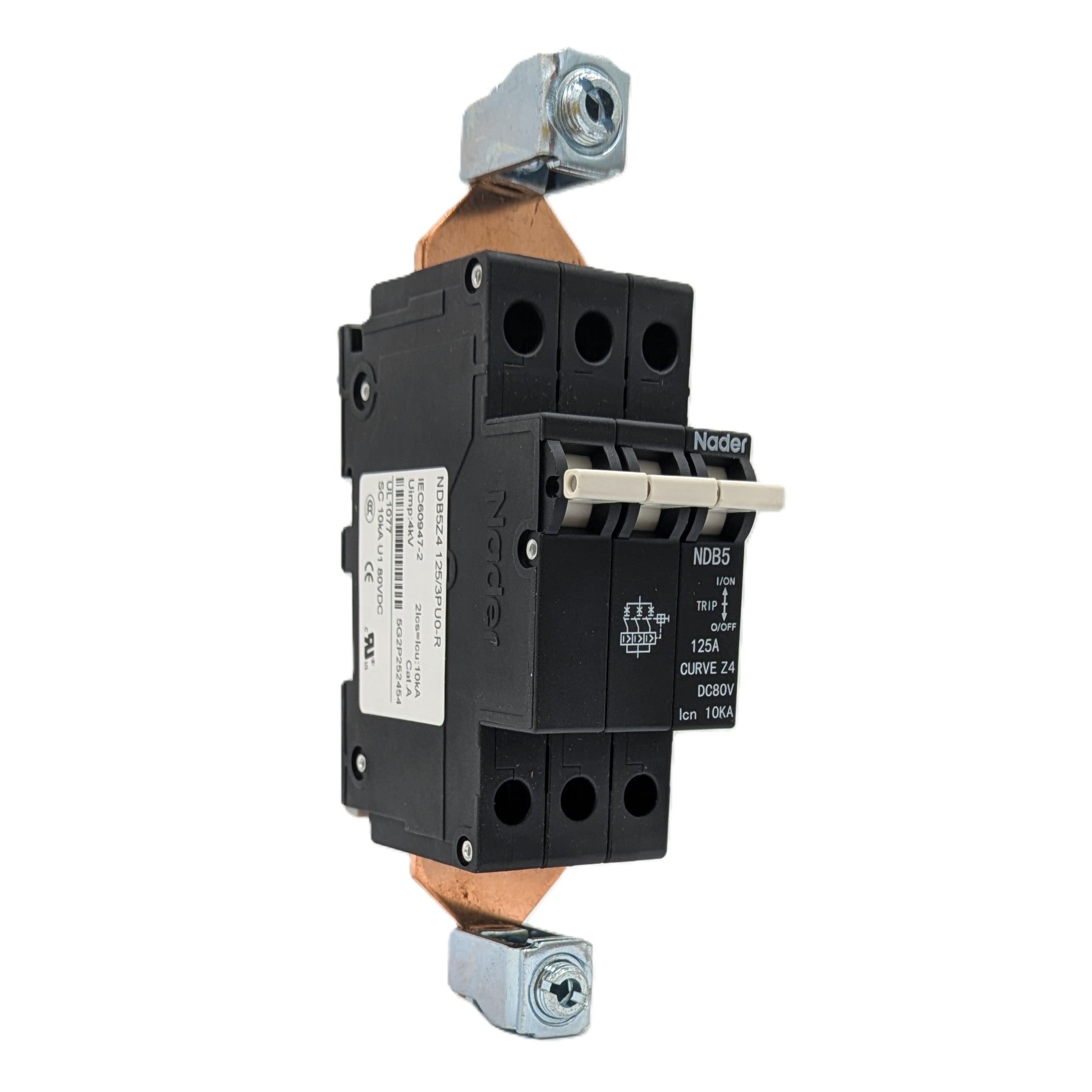 Nader Circuit Breaker NDB5-Z4 3 Pole Parallel 125A