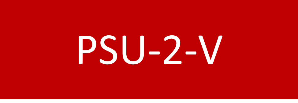 PSU-2-V 75x25 Traffolyte Red