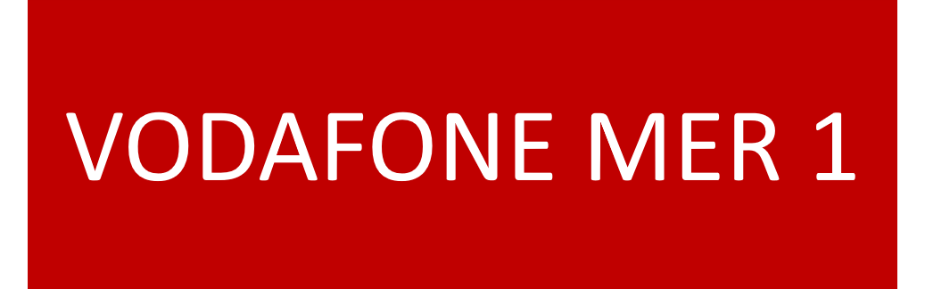 VODAFONE MER 1 75x25 Traffolyte Red