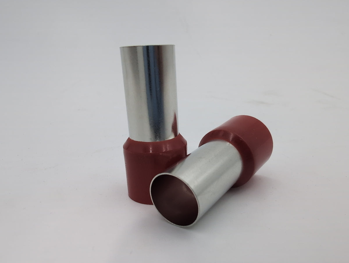 Bootlace Ferrule 95mm2 Red 10PK