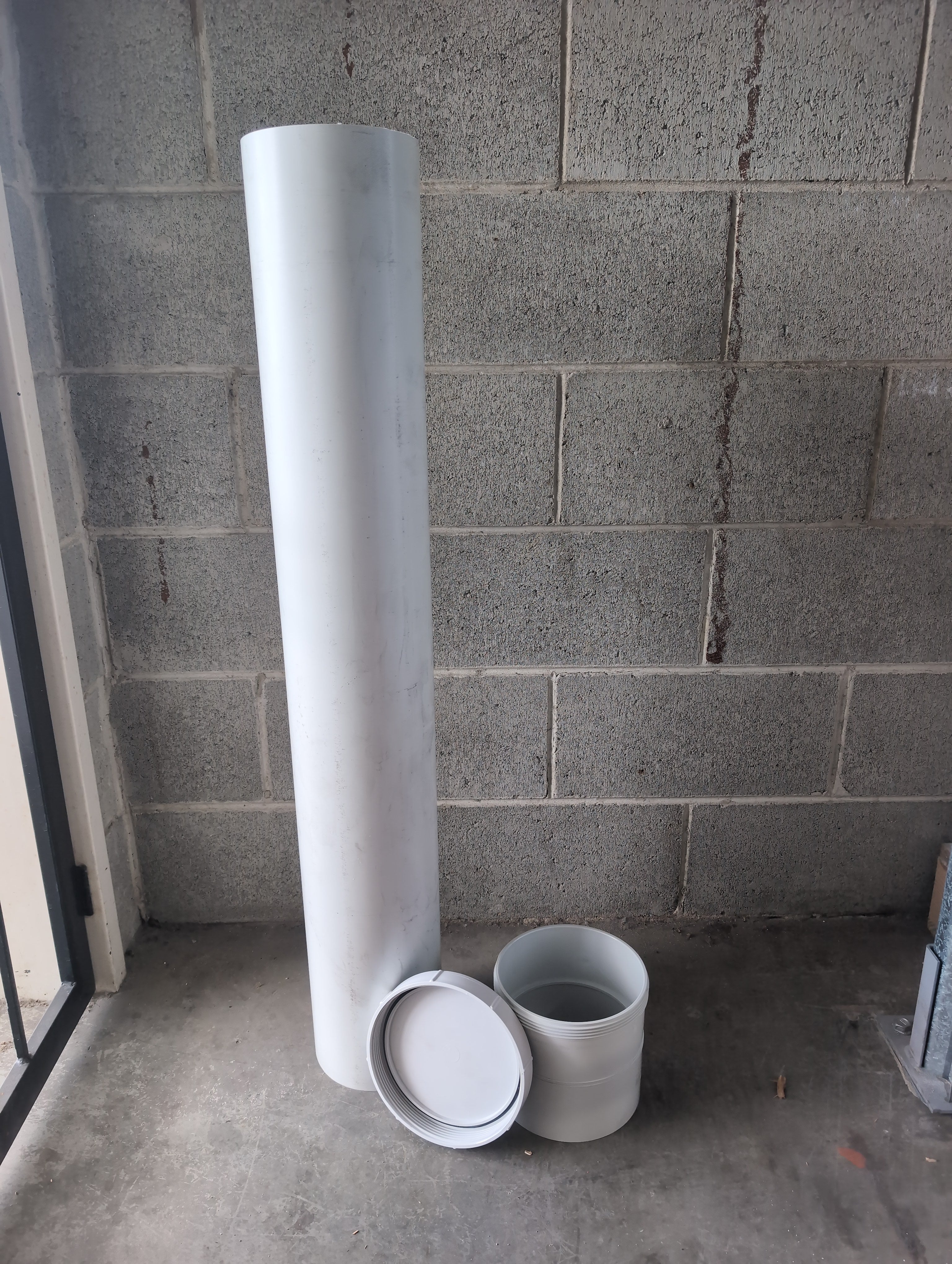 Earthing Inspection Pit Kit DWV 1M (Pipe, Coupler & Cap)