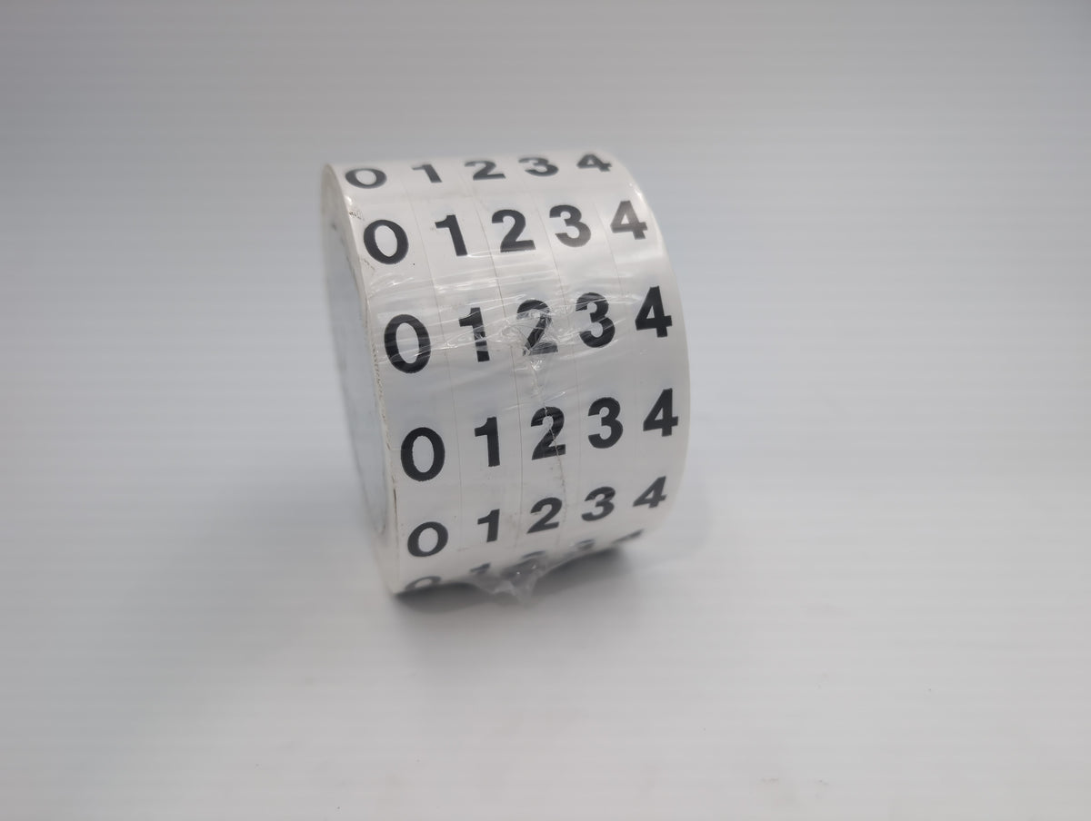 Feeder '0,1,2,3,4' 13mm 25M Label